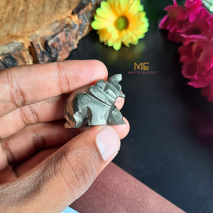 1 inch mini elephant crystal figurine-Maitri Export | Crystals Store