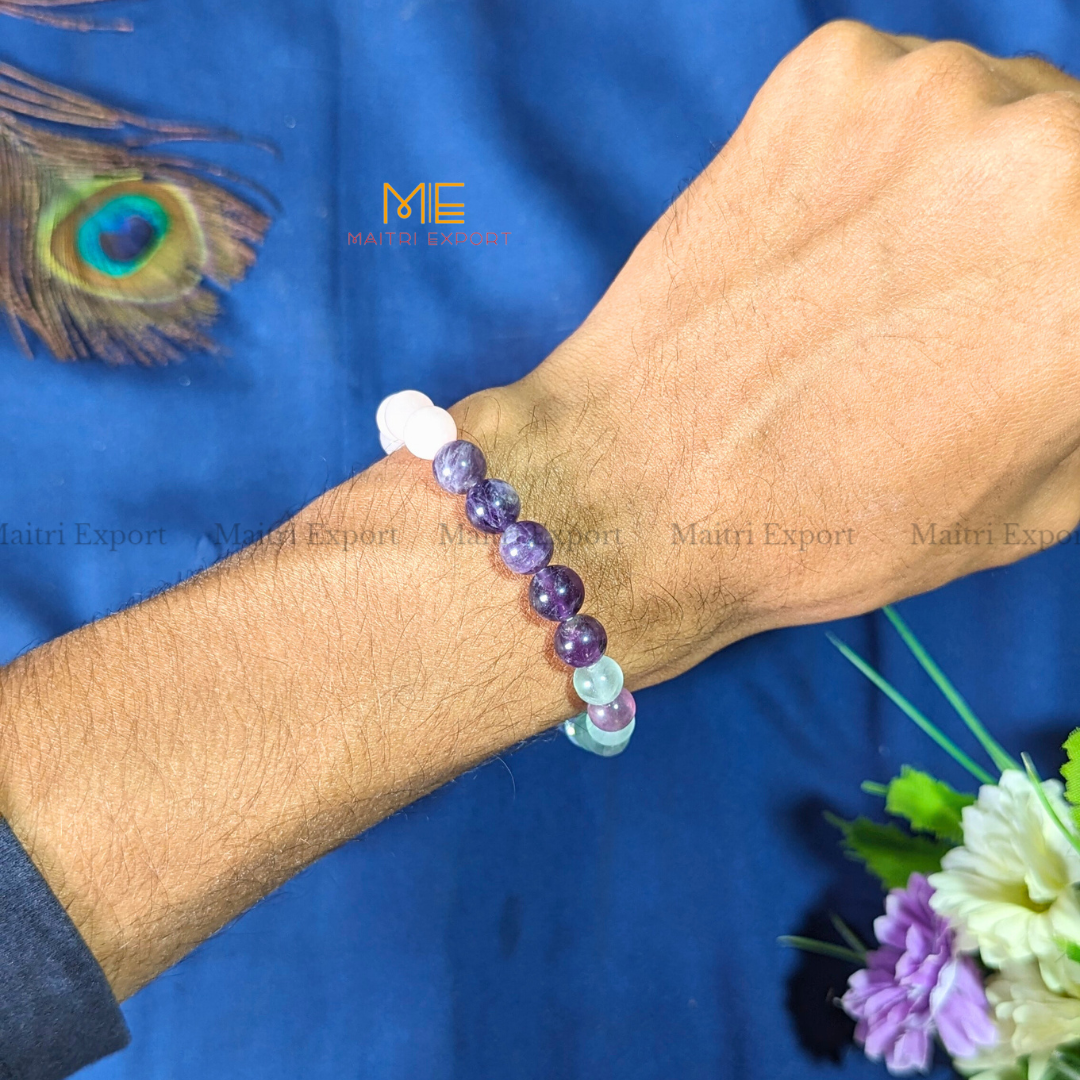 Happiness and Joy Purpose / Intention Crystal Healing Bracelet-Maitri Export | Crystals Store