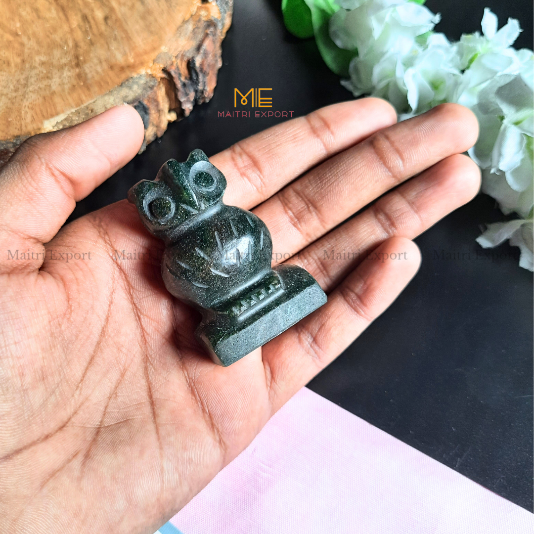 Natural Crystal Stones Owl Carving / Figurine-Maitri Export | Crystals Store