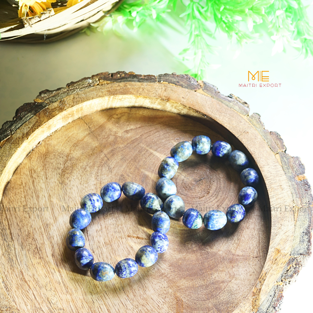 Tumbled crystal beads bracelets-Maitri Export | Crystals Store