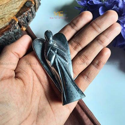 Crystal Guardian Angel ( 3 inch )-Hematite-Maitri Export | Crystals Store