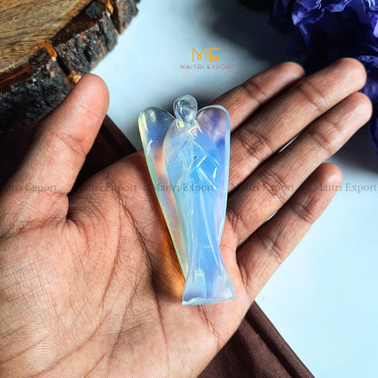 Crystal Guardian Angel ( 3 inch )-Opalite-Maitri Export | Crystals Store