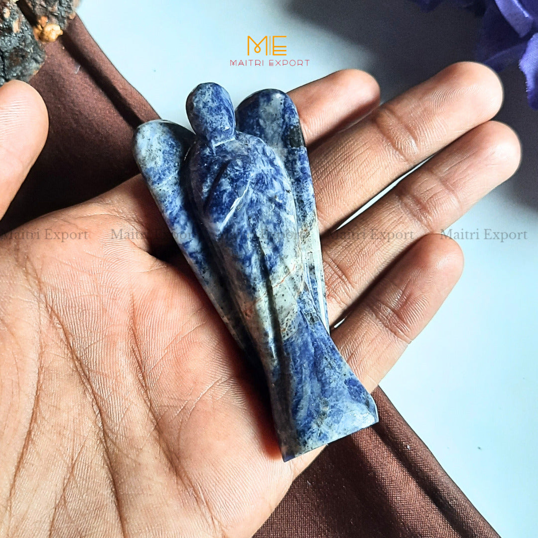 Crystal Guardian Angel ( 3 inch )-Sodalite-Maitri Export | Crystals Store