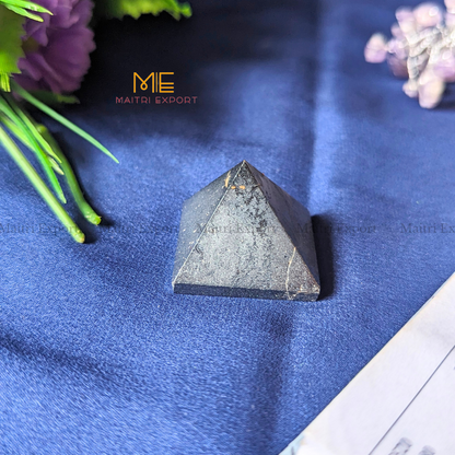 Natural different crystal stone pyramid ( Size: 1 inch )-Hematite-Maitri Export | Crystals Store