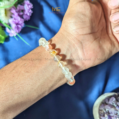 Lithium Quartz 8mm Crystal Healing Bracelet-Maitri Export | Crystals Store