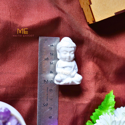 2 Inch Baby Buddha Natural Crystal Figurine-Maitri Export | Crystals Store