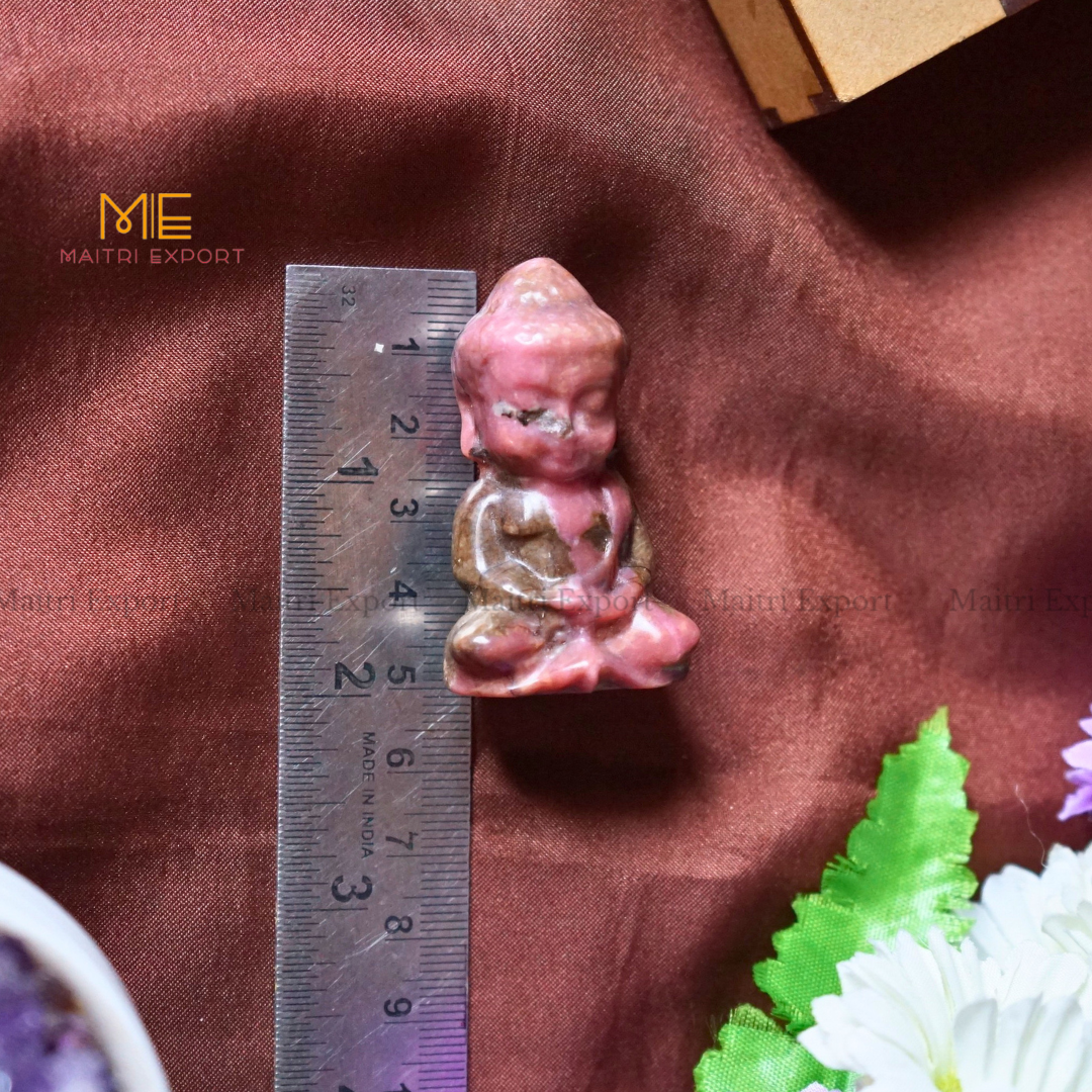 2 Inch Baby Buddha Natural Crystal Figurine-Maitri Export | Crystals Store