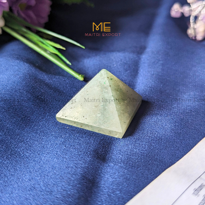 Natural different crystal stone pyramid ( Size: 1 inch )-Green aventurine-Maitri Export | Crystals Store