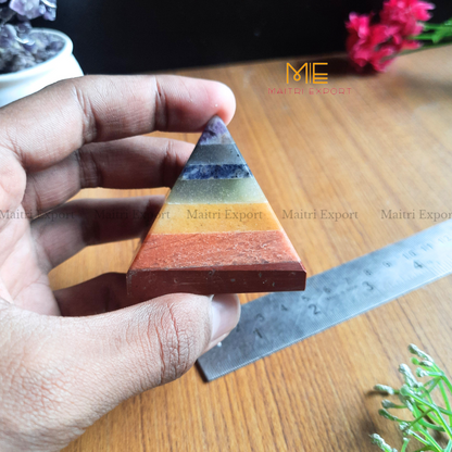 Natural Healing Crystal Pyramids ( Approx 2 inches )-Maitri Export | Crystals Store