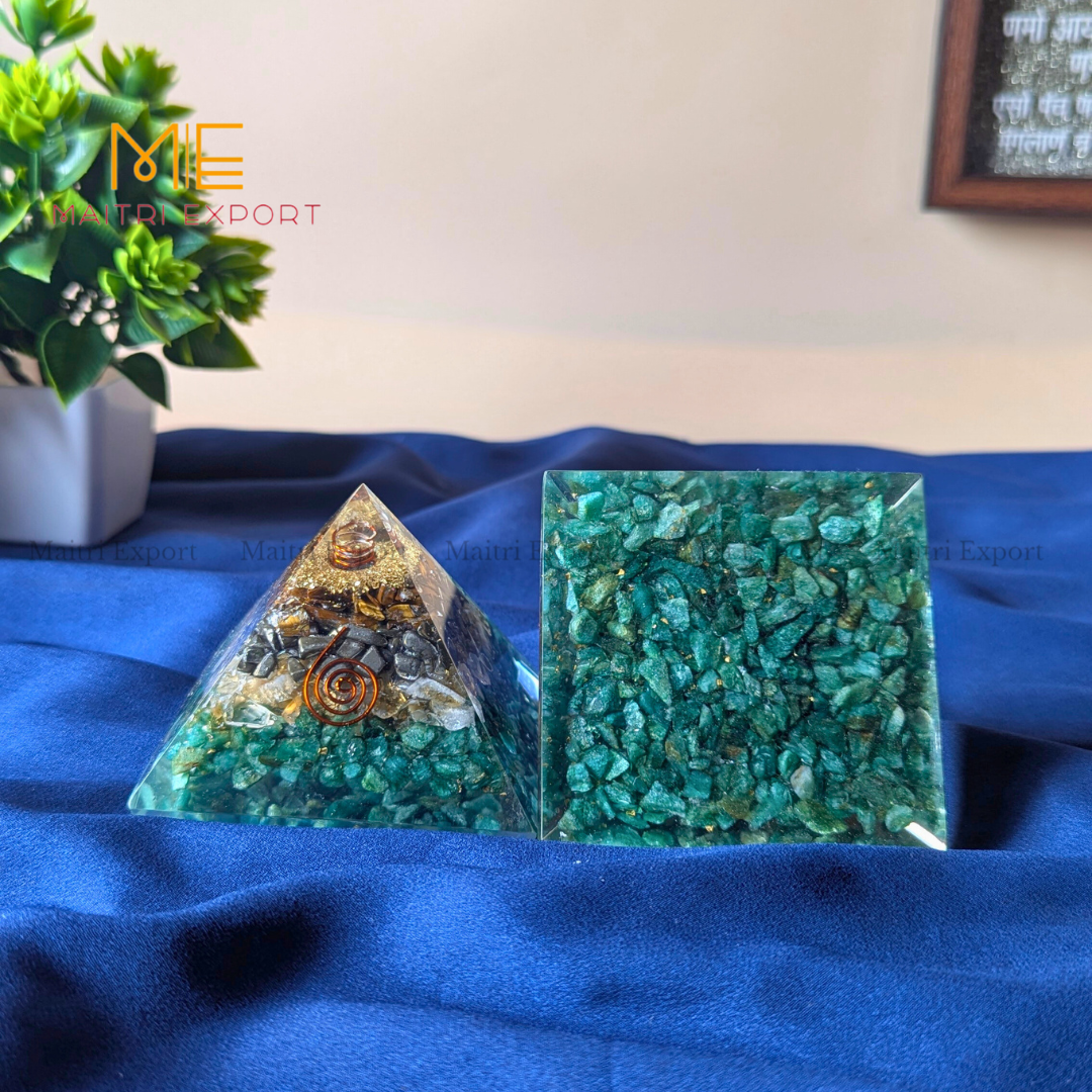 Money Magnet Orgone Pyramid-Maitri Export | Crystals Store