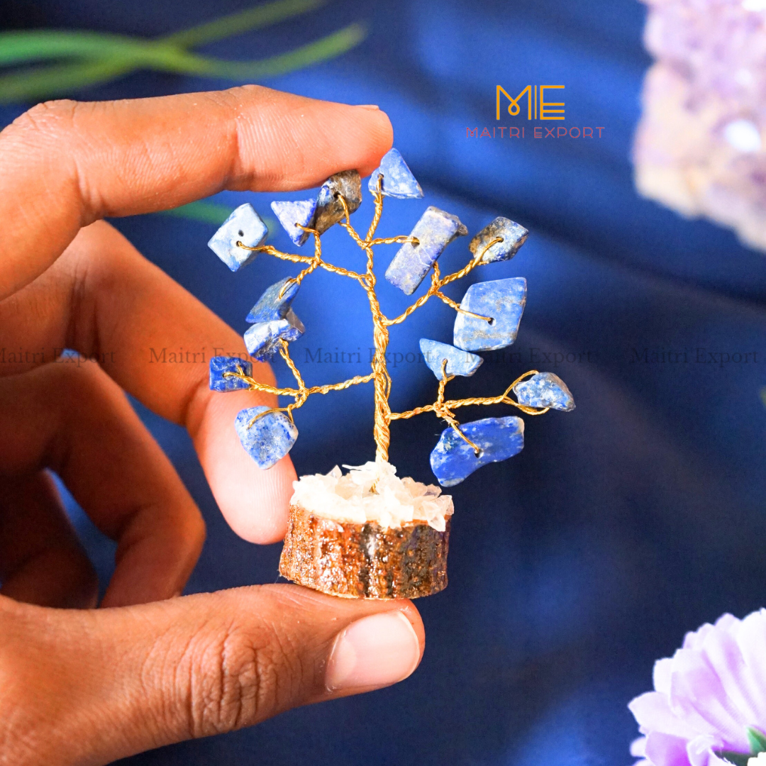 Mini tree ( 15 beads )-Lapis Lazuli-Maitri Export | Crystals Store