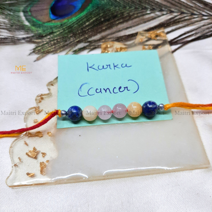 Natural crystal stone based zodiac sign rakhi-Maitri Export | Crystals Store