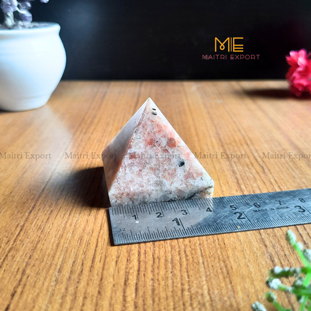 Natural Healing Crystal Pyramids ( Approx 2 inches )-Maitri Export | Crystals Store