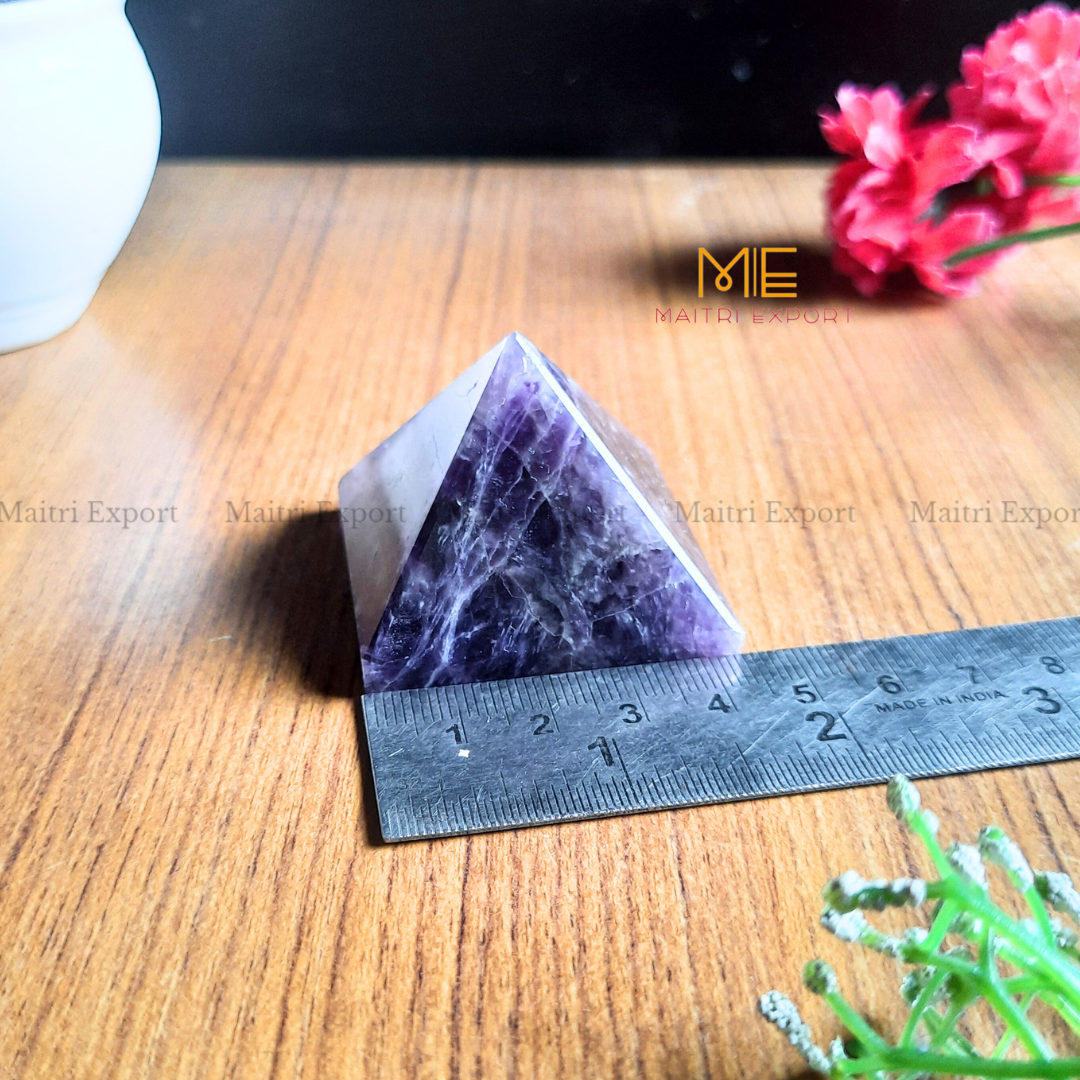 Natural Healing Crystal Pyramids ( Approx 2 inches )-Maitri Export | Crystals Store