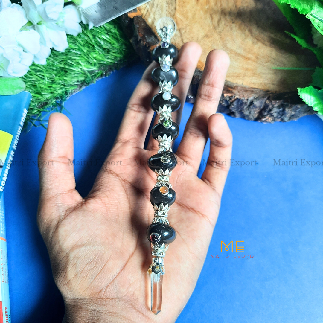 Natural stone tumble shaped stick wands-Maitri Export | Crystals Store