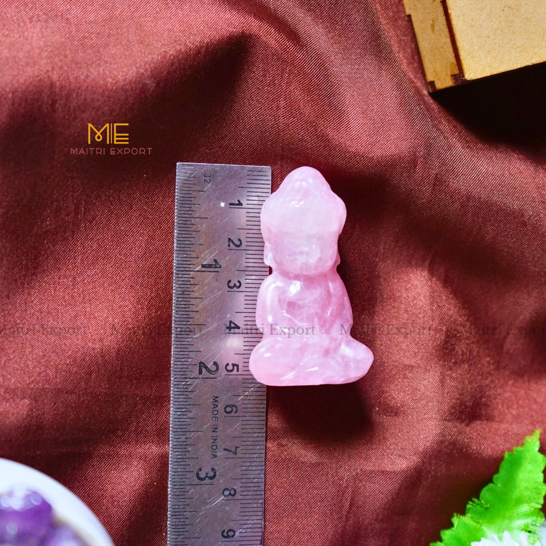 2 Inch Baby Buddha Natural Crystal Figurine-Maitri Export | Crystals Store