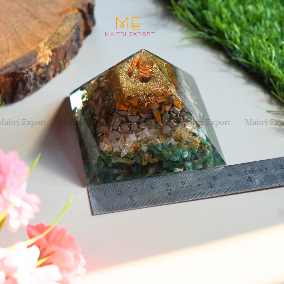 Money Magnet Orgone Pyramid-Maitri Export | Crystals Store