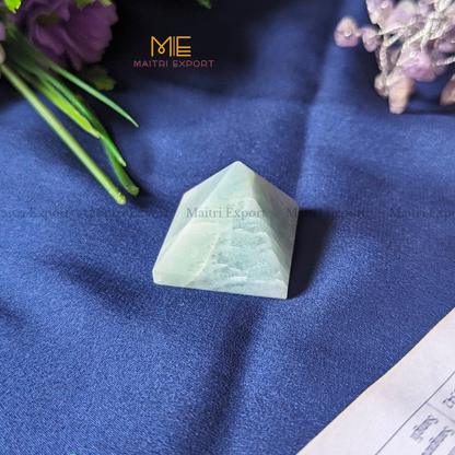 Natural different crystal stone pyramid ( Size: 1 inch )-Amazonite-Maitri Export | Crystals Store