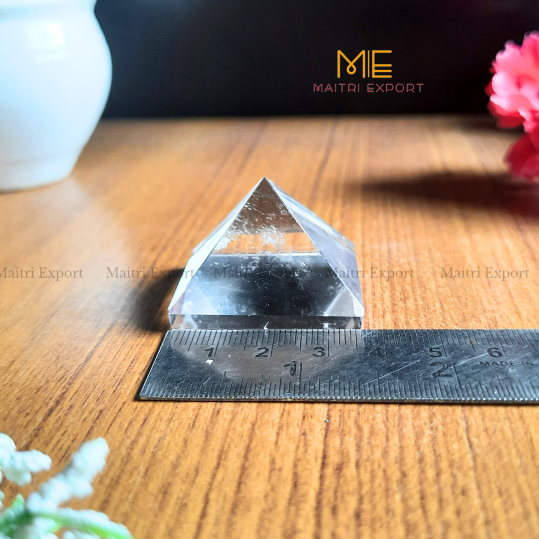 Natural Healing Crystal Pyramids ( Approx 2 inches )-Maitri Export | Crystals Store