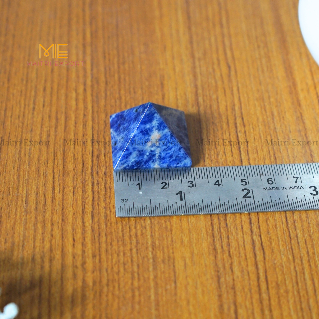 Natural different crystal stone pyramid ( Size: 1 inch )-Maitri Export | Crystals Store