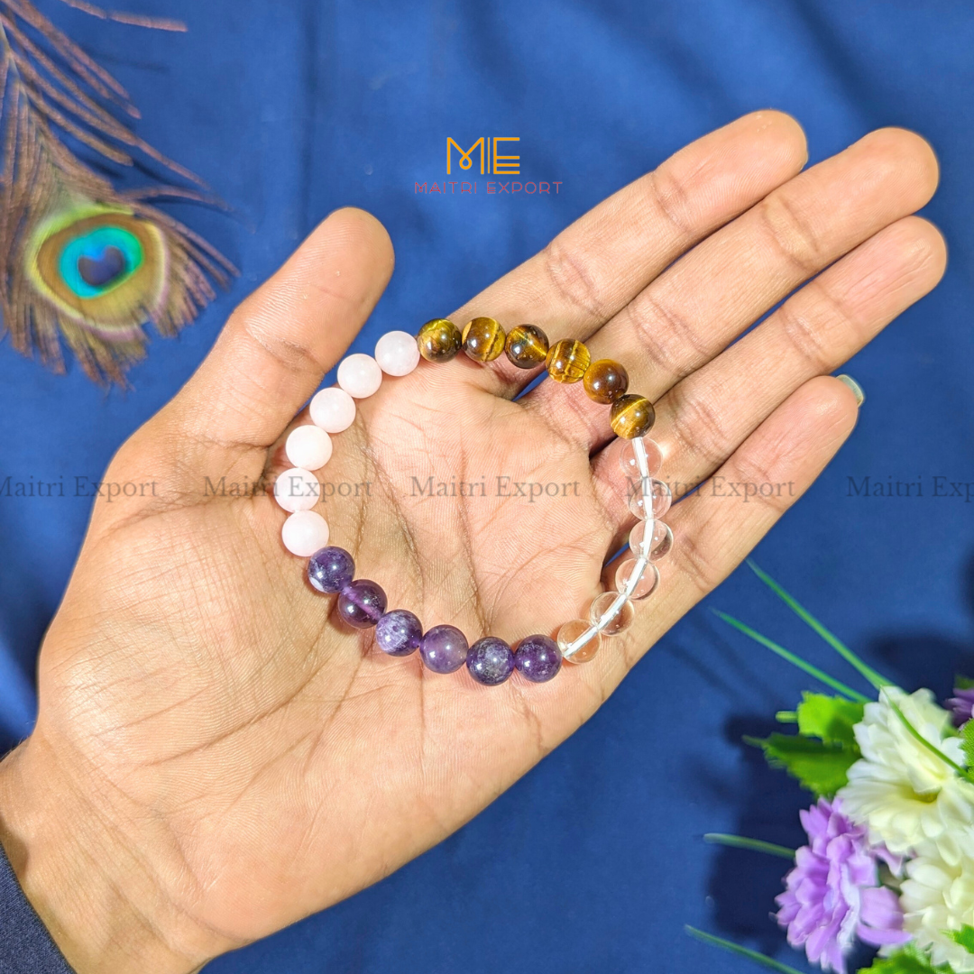 Being able to Focus and Concentrate Purpose / Intention Crystal Healing Bracelet-Maitri Export | Crystals Store