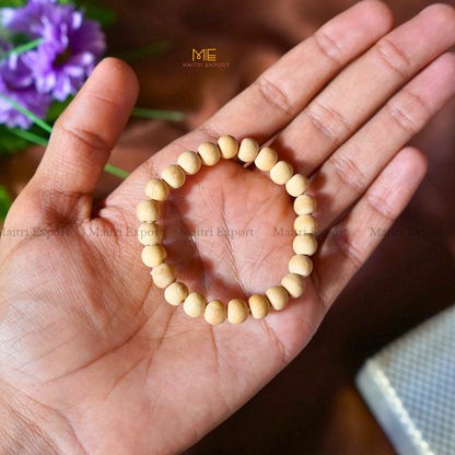 Chandan 8mm Natural Crystal Healing Bracelet-Maitri Export | Crystals Store