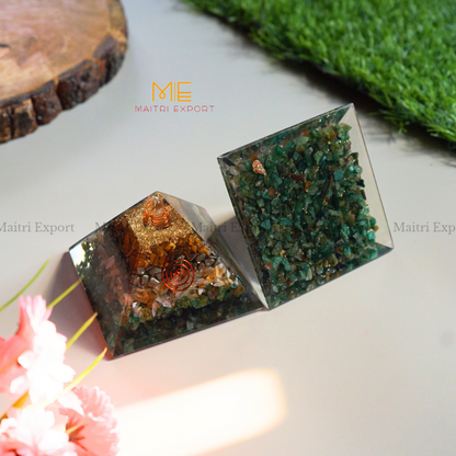 Money Magnet Orgone Pyramid-Maitri Export | Crystals Store