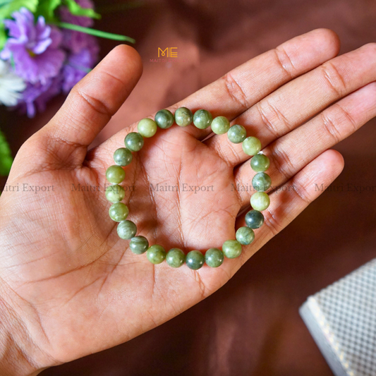 Chrysoprase 8mm Natural Crystal Healing Bracelet-Maitri Export | Crystals Store