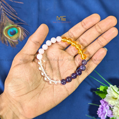 Focus on Health Intention / Purpose Crystal Healing Bracelet-Maitri Export | Crystals Store