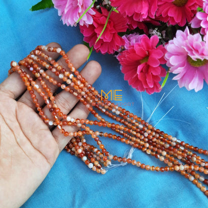 4mm loose crystal beads strands / line / String-Carnelian-Maitri Export | Crystals Store
