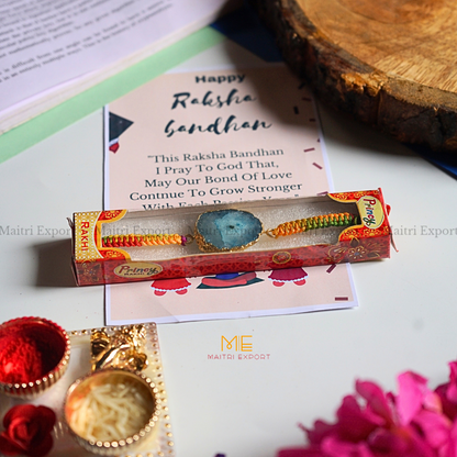 Natural crystal stone agate rakhis-Maitri Export | Crystals Store