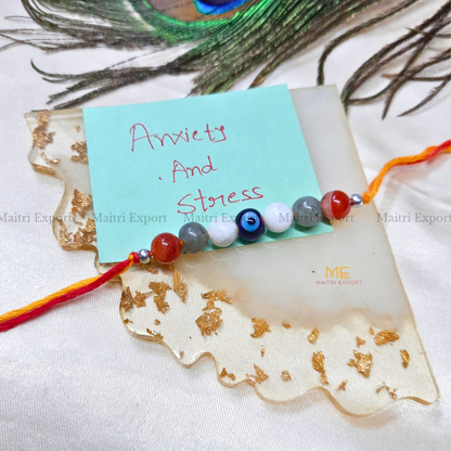 Natural crystal stone purposed rakhi-Maitri Export | Crystals Store