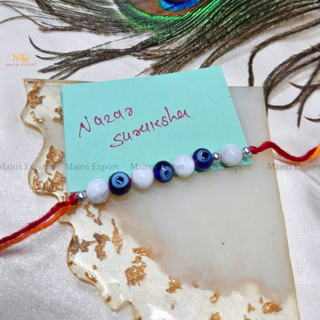 Natural crystal stone purposed rakhi-Maitri Export | Crystals Store