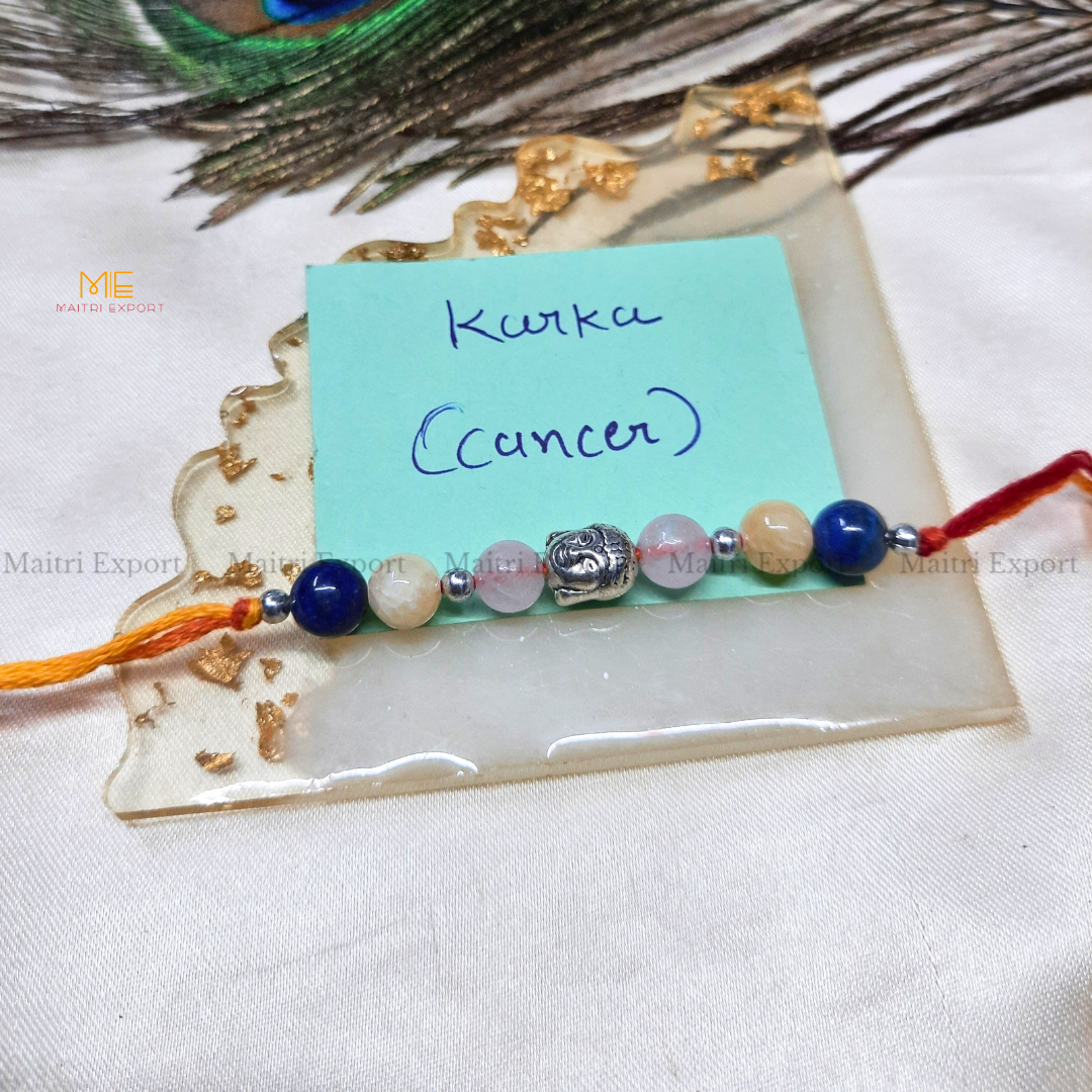 Natural crystal stone based zodiac sign rakhi-Maitri Export | Crystals Store