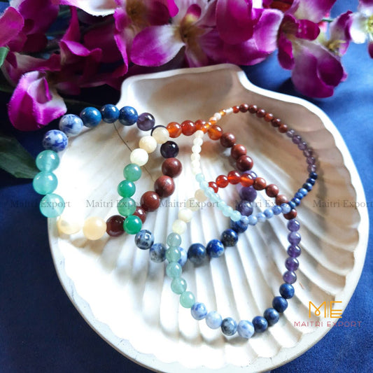 7 chakra bracelet-Maitri Export | Crystals Store