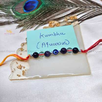 Natural crystal stone based zodiac sign rakhi-Maitri Export | Crystals Store