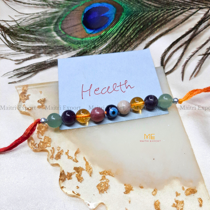 Natural crystal stone purposed rakhi-Maitri Export | Crystals Store