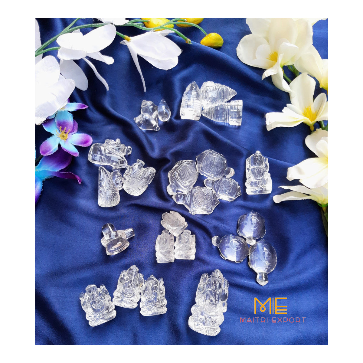 Clear Quartz Crystal Mini Carvings-Maitri Export | Crystals Store