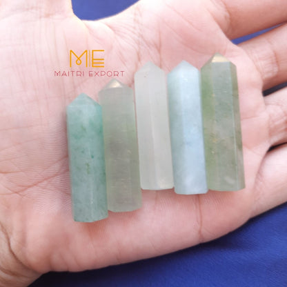 Single point pencil / small tower-Green aventurine-Maitri Export | Crystals Store