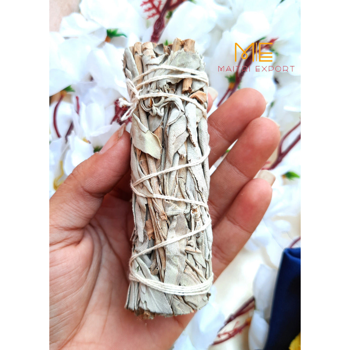 Dried white sage incense stick ( 1 Stick )-Californian-Maitri Export | Crystals Store