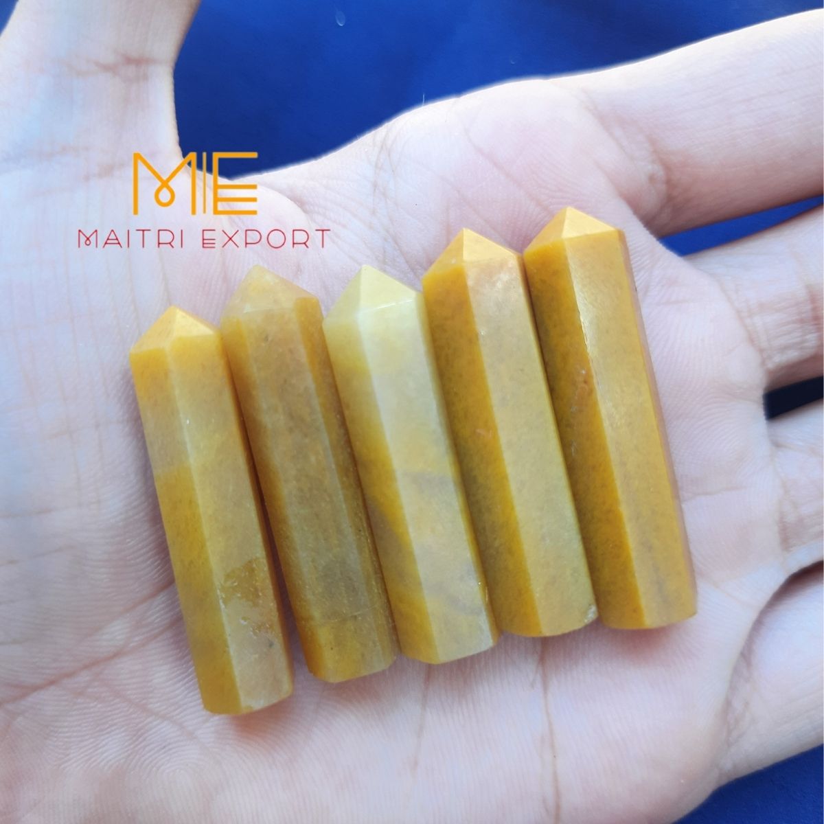 Single point pencil / small tower-Yellow Aventurine-Maitri Export | Crystals Store