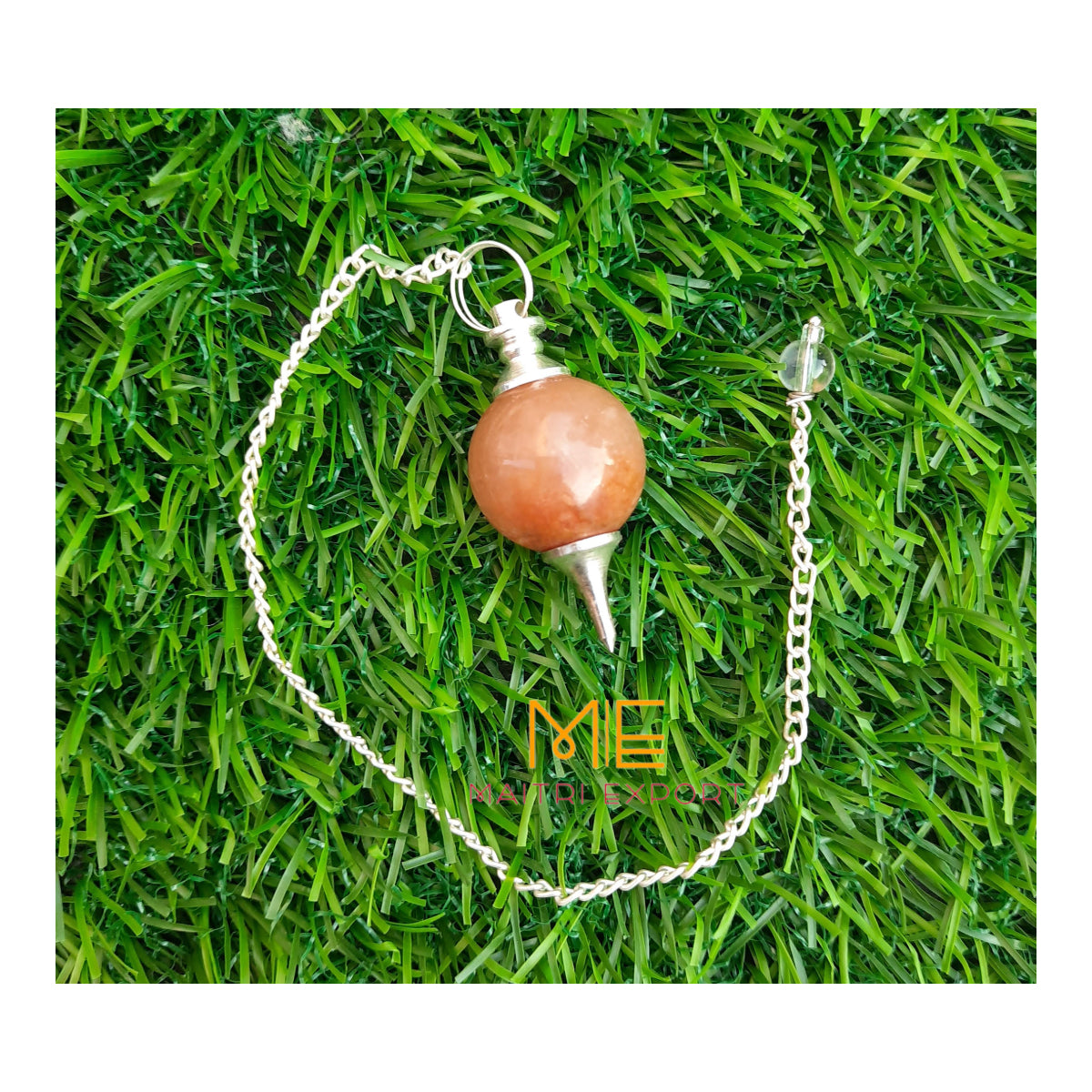 Natural Different Ball Shaped Crystal Stone Pendulum-Carnelian-Maitri Export | Crystals Store