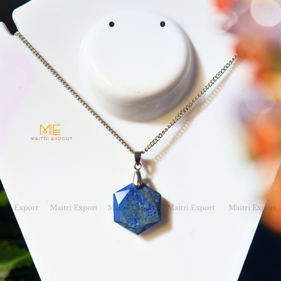 David Star Pendant(25mm)-Lapis Lazuli-Maitri Export | Crystals Store
