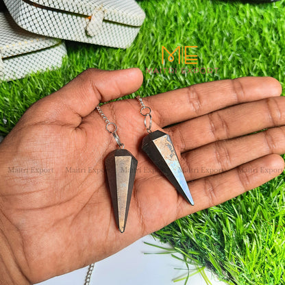 Cone shaped Pendulum-Pyrite-Maitri Export | Crystals Store