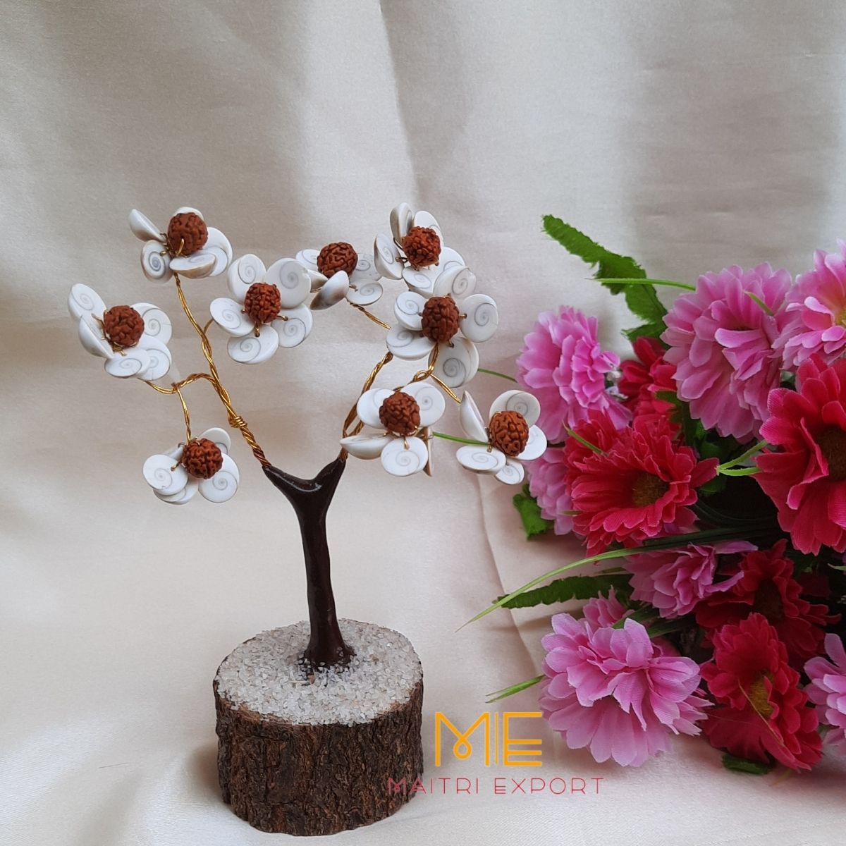 Gomtichakra and Rudraksh Tree-Maitri Export | Crystals Store