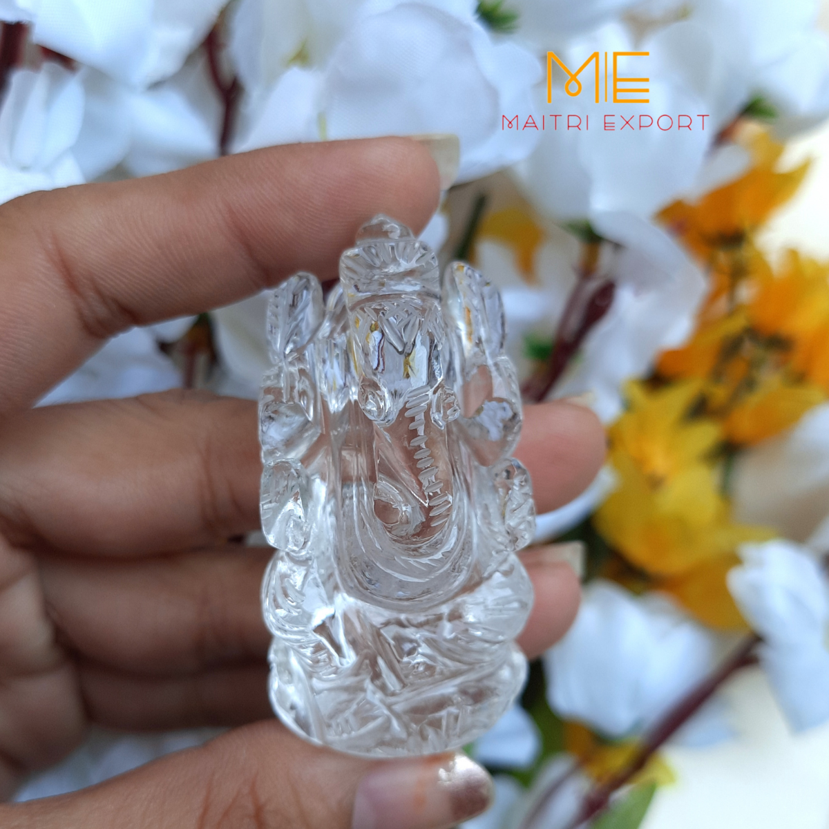 Clear Quartz Crystal Mini Carvings-Maitri Export | Crystals Store